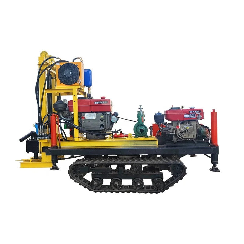 Hot Sale 22HP Crawler Drilling Rig with diesel Engine for Borehole Drilling Rigs
