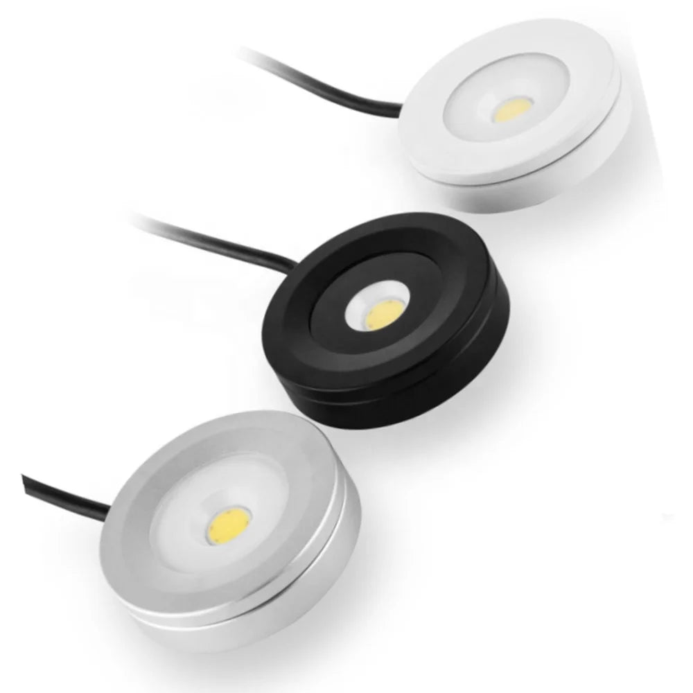 IP65 Waterproof 3W AC95-120V Dimmable LED Mini Puck Light Interior Wall Light