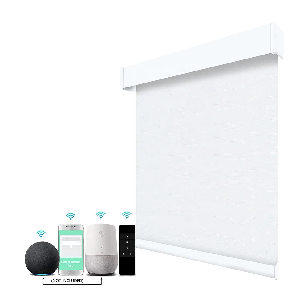 Hot Sale High Quality Electric Smart Automatic WIFI Remote Control Rechargeable Battery Roller Blinds for Windows