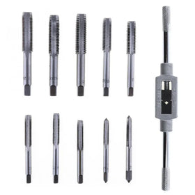 11pc M6-m12 Composite Tip Drill Bits with Die Set for Wood Plastic Soft Metal Steel