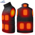 PAIDES  Insulated Warming Hoodie USB Jackets Winter  Unisex Lightweight Clothing Intelligent Keep Thermal Hoodie Heated Jacket