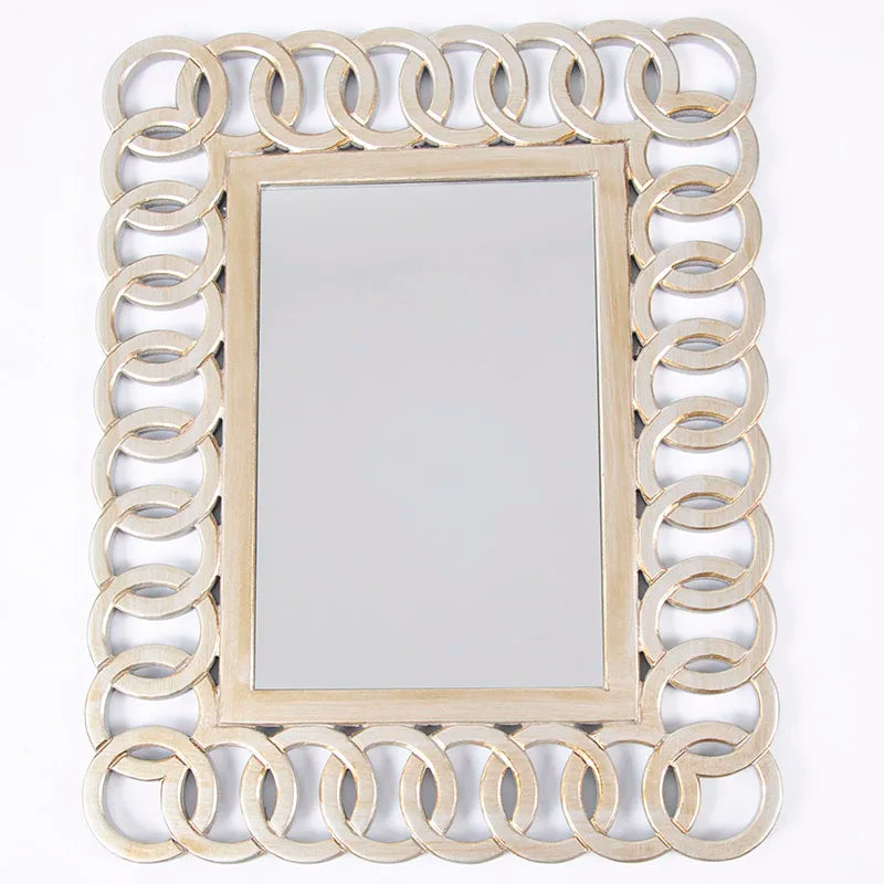 49*39cm Superior Quality Modern Decorative Wall Mirrors Rectangle Gold Home Decor Frame Mirror for Living Room