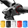 MUQZI 1Pair Bicycle Handlebar Shims 31.8mm to 35mm Bike Stem Aperture Adjust Adapter Alloy Shims