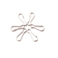 Factory Custom Cheap Silver Hanging Buckles Small Bulk Zinc Metal Iron Spring Hooks Snap Clip for Mining Blank Key Chain Rings