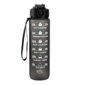 Nontoxic Leak-proof BPA Free 32oz Motivational Water Bottle with Time Marker Custom Logo Plastic Fitness Gym Sport Water Bottle