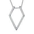 SC 2023 Hot Selling Wedding Anniversary Gifts Fashion Non Tarnish Stainless Steel V Shaped Ring Holder Necklace to My Wife
