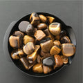 DIY Hot Sale Polished Gemstone Bulk tiger Eye Tumbled Stone Healing Crystals