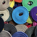 Stock Colored 5mm Cotton Round Braid High Tenacity Drawstring Cord for Bags Shoes & Garment