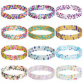 Colorful Waist Beads Belly African Beaded Chain Bracelets Anklet Necklace Bead Stretchy Elastic String Summer Jewelry