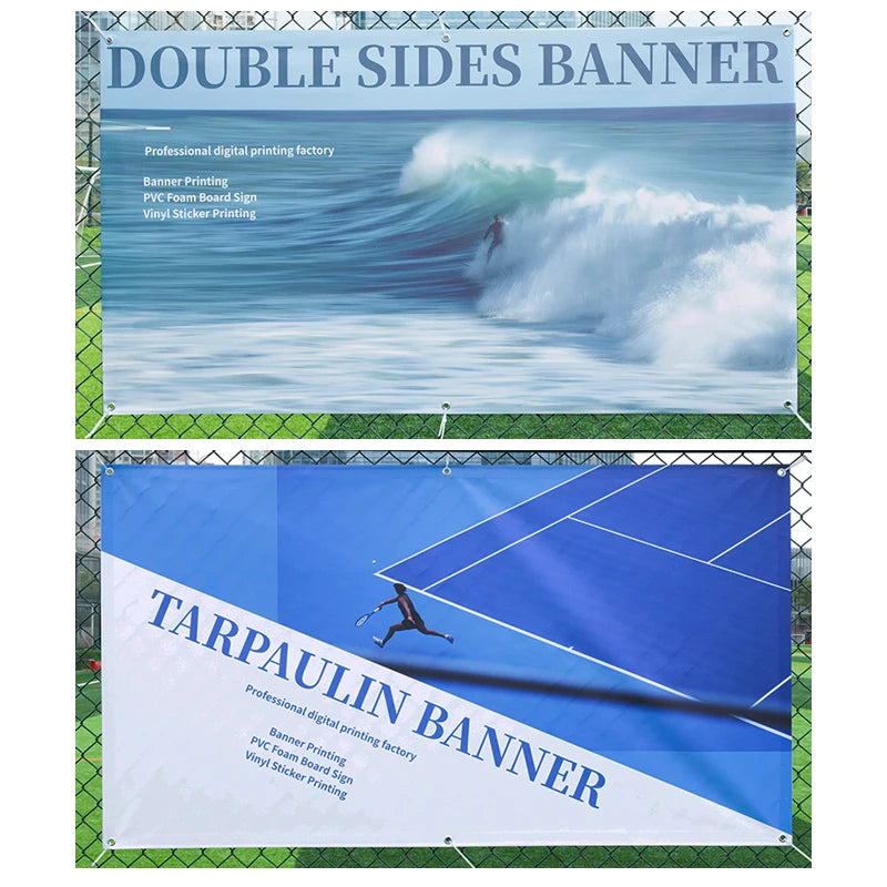 Custom Vinyl Banner 13 18 oz Printing Outdoor Advertising Pvc Vinyl Fence Banner Printing