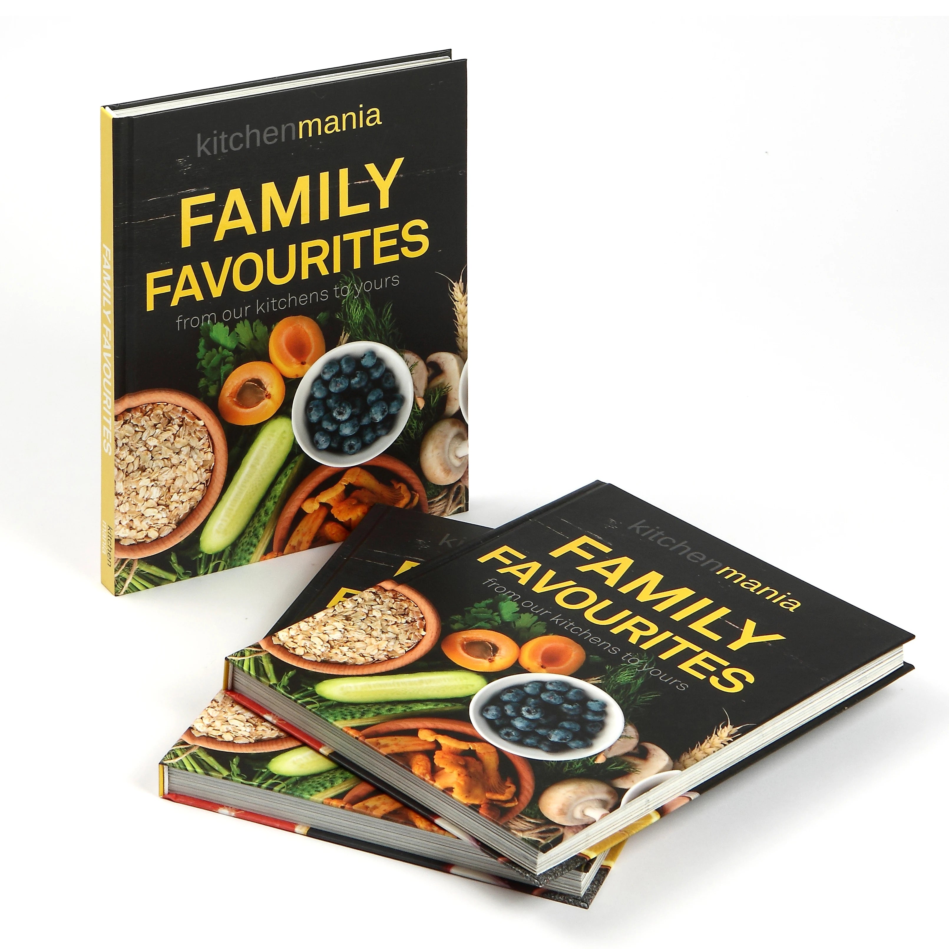 Hardcover UV Cover Custom Cook Catalog Book Printing