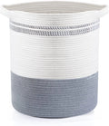 Homeplus Homeplus 2024 Round Cotton Cord Rope Laundry Hamper Basket Best Sale Home Organizing Storage Modern Style