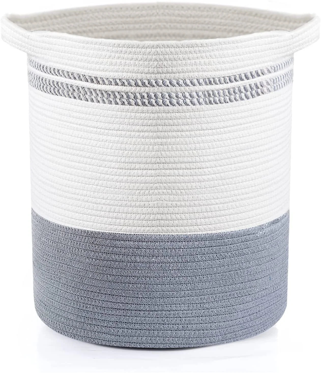 Homeplus Homeplus 2024 Round Cotton Cord Rope Laundry Hamper Basket Best Sale Home Organizing Storage Modern Style