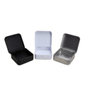 70x70x23mm Small square Tin Box Condom Metal Box  Packing Box for Candy Jewelry