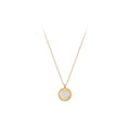 PVD 18K Gold Plated Stainless Steel Jewelry Gold Color Chain Link Zircon Star Heart Tree Pendant for Women Necklace P233392