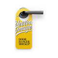 Professional Customized Plastic Paper Door Hanger Die Cut Door Hanger PVC
