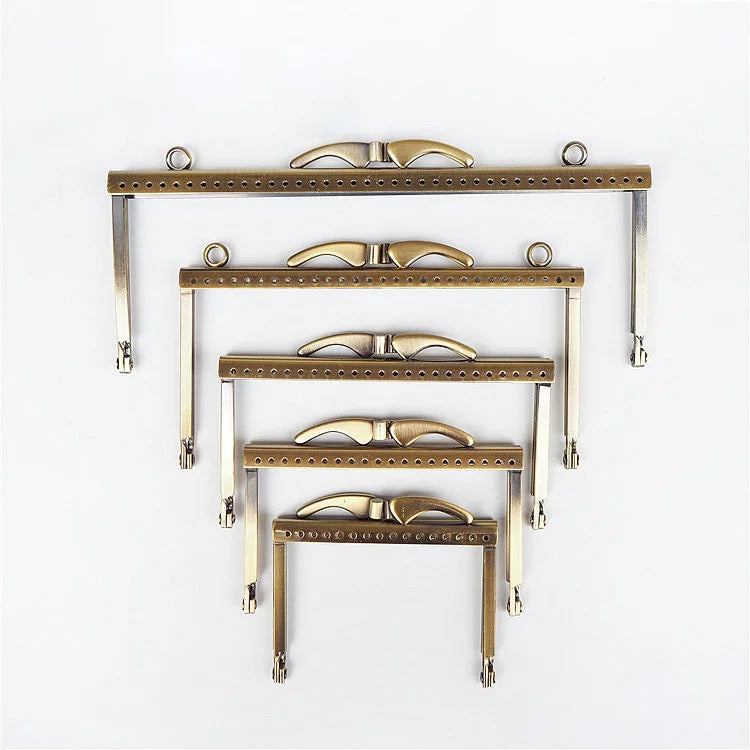 Deepeel AP2428 8.5/10.5/12.5/16.5/20cm Handbag Hardware Accessories Purse Frame Kiss Lock Bag Frame