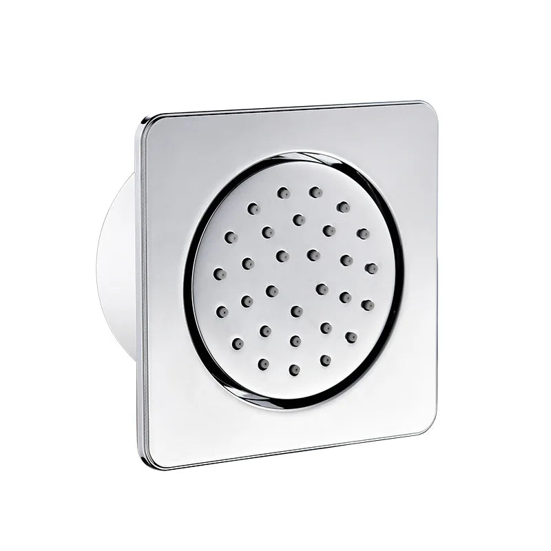 Modern Brass Shower Kit with Jet Spray Wall-Mounted Easy Installation