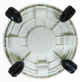 PP Flower Plant Trays for Pots Plastic Saucer Base with Wheels