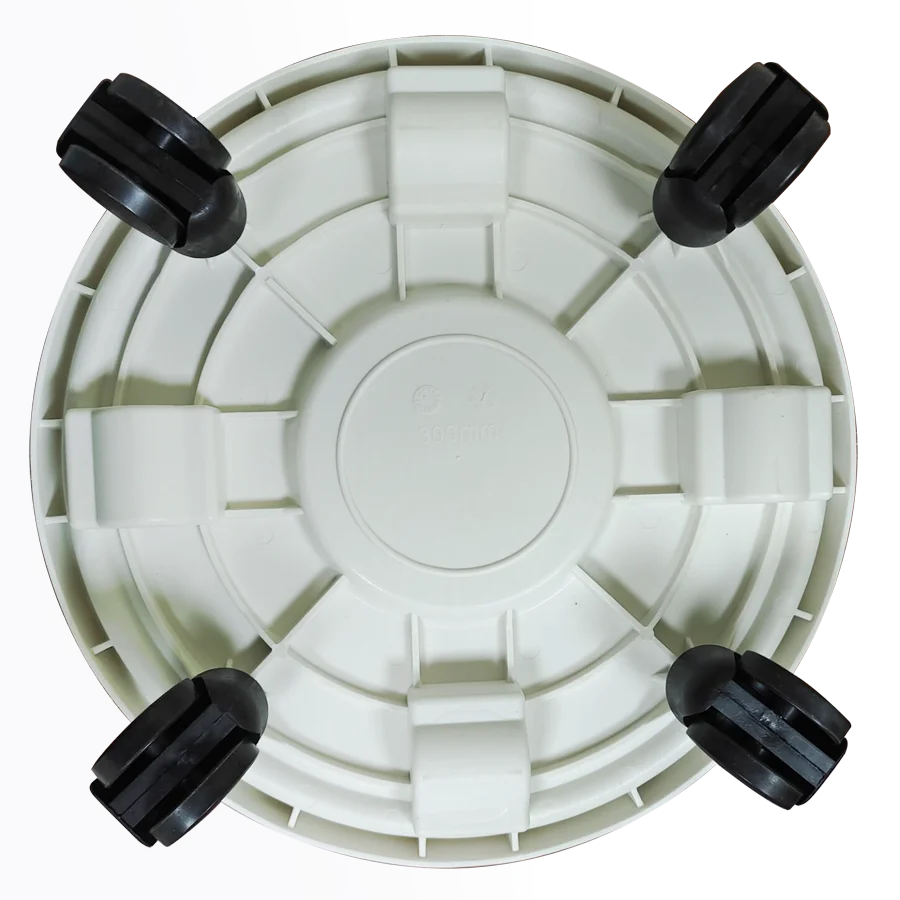 PP Flower Plant Trays for Pots Plastic Saucer Base with Wheels