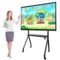 65/75/85/98/110 Inch LCD Display Interactive Smart Board  Electonric Flat Penals Educational Equipment Interactive WhiteBoard