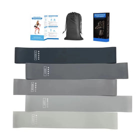 Customized 5pcs Latex Mini Band Arm Workout Weight Resistance Bands Gym Home Booty Exercise Loop Sets