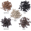 Wholesale 5030 Hair Extension Ring 500pcs/bottle Loop Hair Silicone Ring Aluminum Silicon Micro Beads