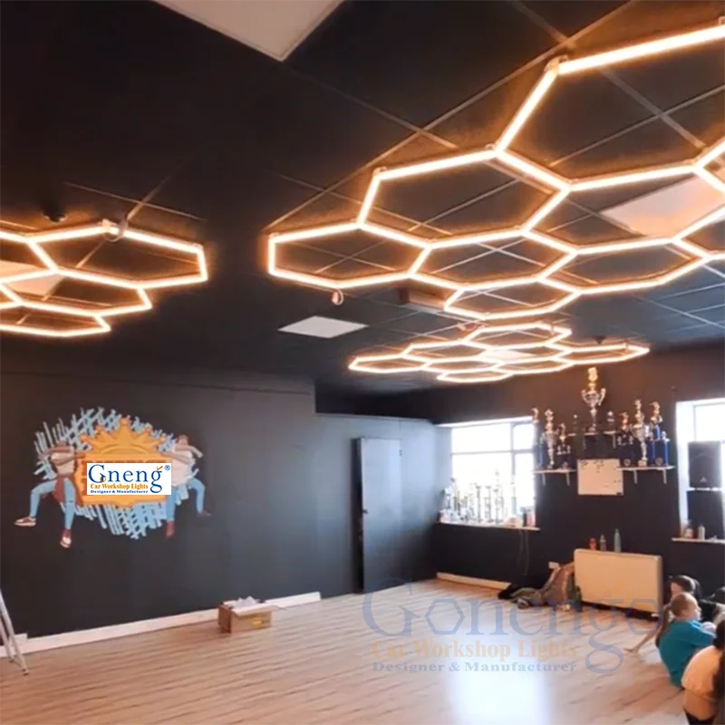 Good Price Colourful Show Lighting Hexagonal Rgb Led Disco Lights for Club