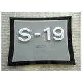 Custom Acrylic Hotel Door Plate with Braille Room Number Sign for Enhanced Accessibility