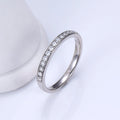 Messi Jewelry  MSR-1132 14K Lab Diamond Ring Eternity Ring  Engagement Wedding Band Classic Gift Band