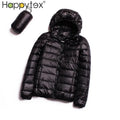 Wholesale Large Ladies Winter Warm Waterproof Ultralight Foldable Zipper Puffer Jacket Women Down Jacket With Hood for Outdoor