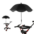 Children Carriage Pram Umbrella Clamp Windproof 23 Inch Uv Protect Clamp Umbrella