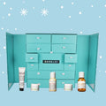 Custom Printing Empty Advent Calender Large Mirror Door Cardboard Cosmetic Luxury Packaging Box Advent Calendar Makeup
