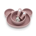 OEM/ODM BPA-Free Food Grade Baby Plate Suction Silica Gel Spoon Fork Commercial Restaurant Use American Style Baby Feeding
