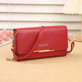 2024 Fashionable Women's Long Flip Wallets Pu Ladies Card Holder Cash Envelope Pocket Handbags Wallet