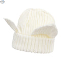 Ladies Devil Ears Thickened All Acrylic Knitted Hat Cashmere Beanie Cotton Knit Hat Acrylic Beanie