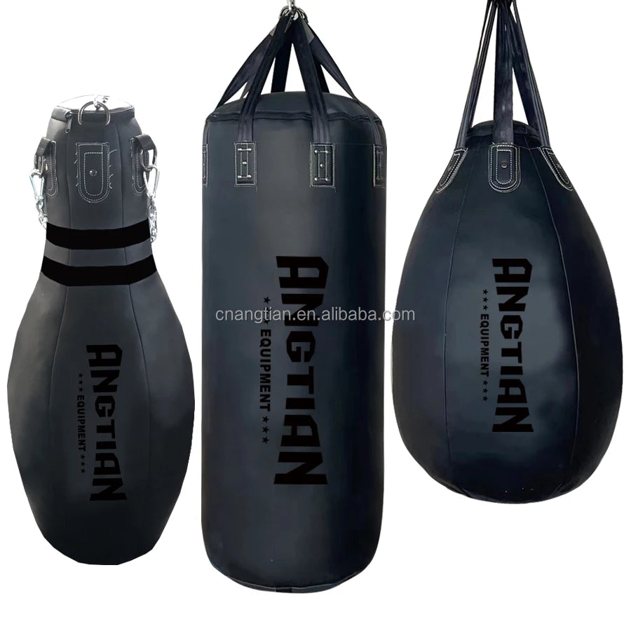 Factory Wholesale Filled Hanging Leather Pro Mma Boxing Kick Heavy Punching Bags