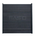 Easy Installation WPC Yard Garden Fence Panels Wood Privacy with 3D Design for Ranch Farm and Outdoor Spaces