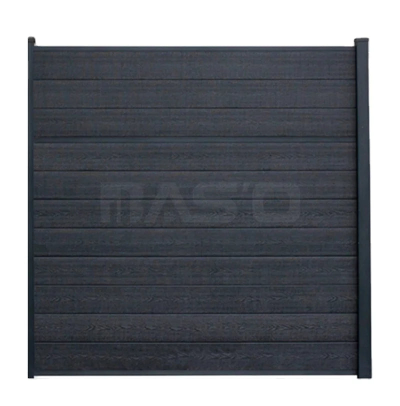 Easy Installation WPC Yard Garden Fence Panels Wood Privacy with 3D Design for Ranch Farm and Outdoor Spaces