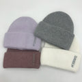 Wholesale Colorful Winter Warm Acrylic Unisex Streetwear Fashion Knitted With Custom Embroidered Logo Cuffed Hats