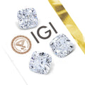 Starsgem 1ct 1.5ct 2ct Wholesale Diamond Fancy Loose Vs Vvs Prefect Cushion Cut D Color Lab Grown Diamond