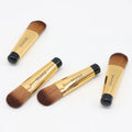 Single New Short Handle Foundation Brush Makeup Brush BB Cream Flat-Head Brush Soft Purple Brush Makeup Tool