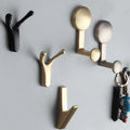 Zuogang Aluminum Alloy Wall Coat Rack with 2 Hooks Eco-Friendly Storage Hanger for Clothes