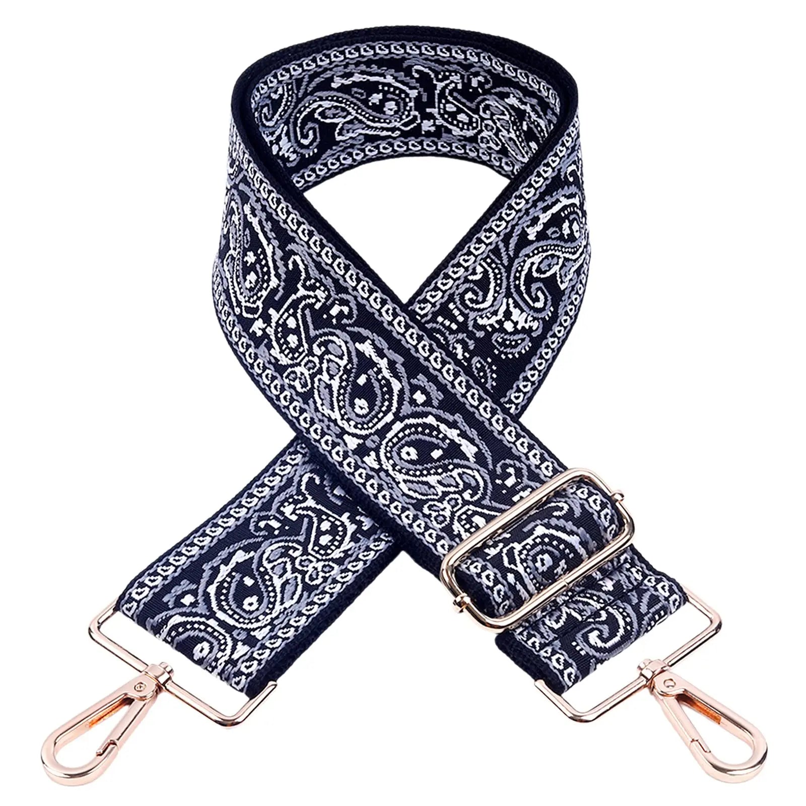 ZONESIN Replacement Crossbody Handbag Shoulder Strap Adjustable Boho Shoulder Strap Bag Strap 5 Cm