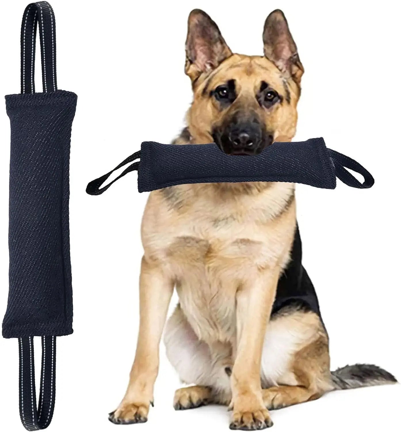 Heavy Duty Tug of War Rope for Dogs - Durable Interactive Chew Toy Bite Stick & Drag Game for Medium/Large Breeds