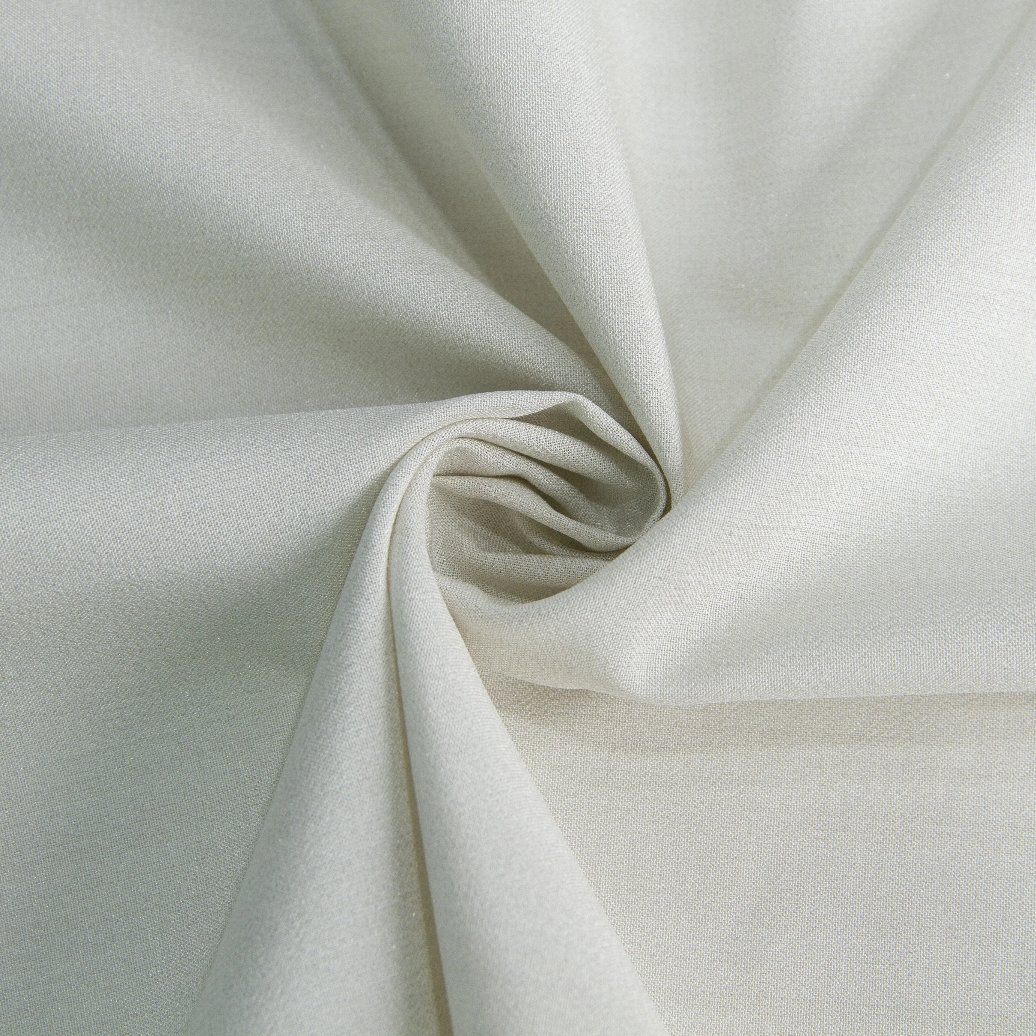 Mulberry Silk and Silver Fiber EMF Shielding Fabric - Lightweight Anti-UV Material for Scarves and Dresses