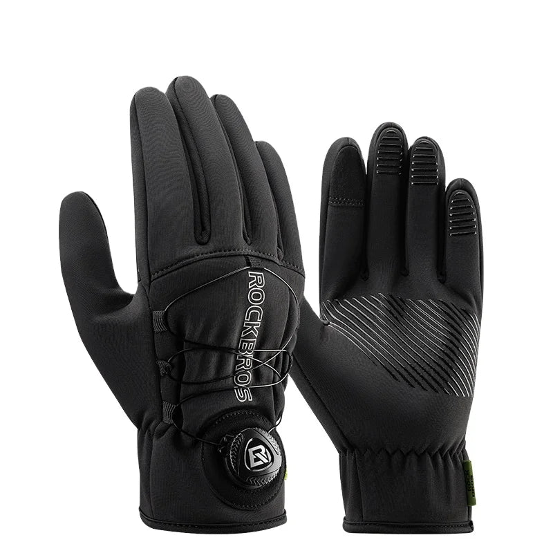 ROCKBROS New Arrival Gel Padded Cycling Gloves Full Finger Touch Screen Motorcycle Glove Outdoor Bicycle Gloves