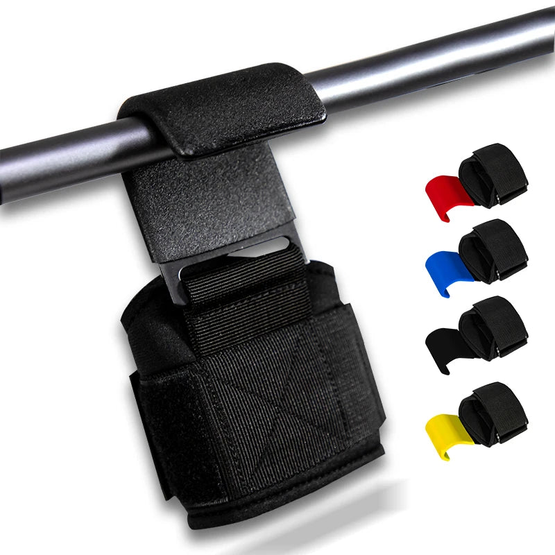 KS-1037# Hard Pull up Weightlifting Gloves Hook Barbell Assist Force Wristband Grip Hook slip Fitness