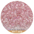 Miyuki Round Rocailles 11/0 Beads 2 mm [8 Color Silver-Lined Rainbow ]10g Pack