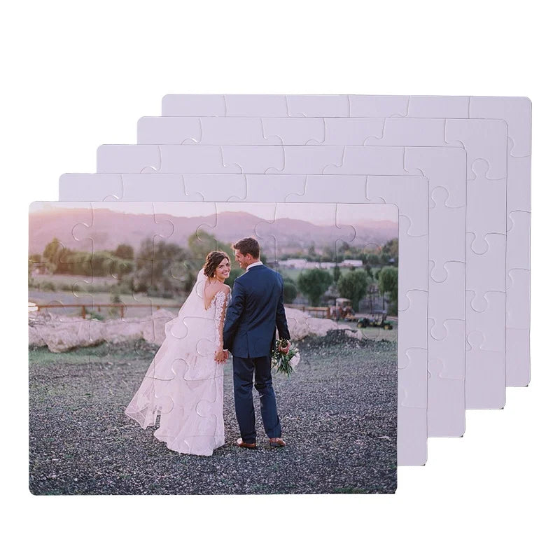 Printable Personalized Sublimation Blank Eco-friendly Jigsaw Puzzle for Children Sublimation Blank A4 Puzzle 30pieces